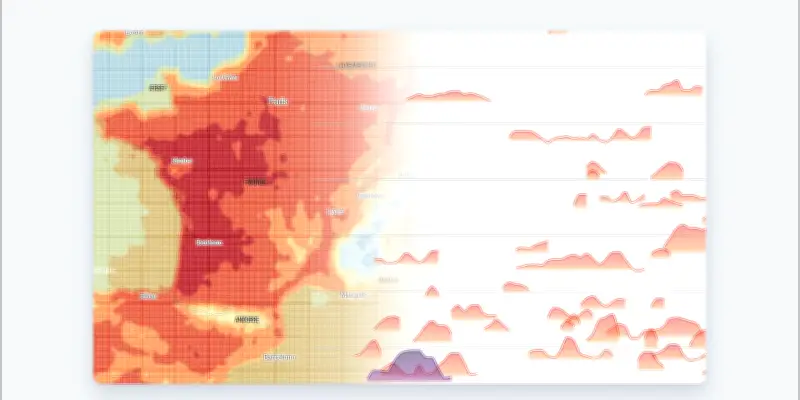 Visualisez le caractère hors norme de la vague de chaleur de juin