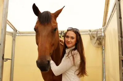 Anastasia Nielsen, 20 ans, espoir de l'équitation monégasque au Jumping de Monte-Carlo