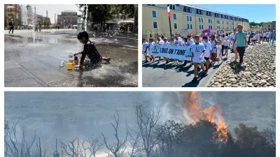 Canicule orange, incendie dans le Gard, hommage à Louis : l'actu du 7 juillet