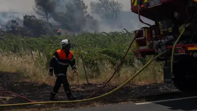 Incendie aux portes de Béziers : 60 pompiers et un avion mobilisés