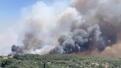 Incendie dans le Gard : alerte FR-Alert pour confinement à Bezouce, Cabrières et Saint-Gervasy