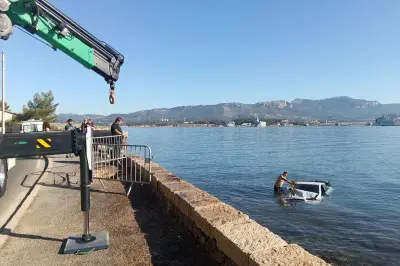 Jeune conducteur alcoolisé finit dans la mer à La Seyne