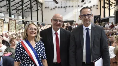 Patrick Malavieille reçoit la Légion d'honneur à La Grand-Combe