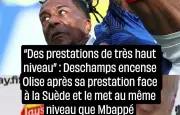 Deschamps encense Olise : « Des prestations de très haut niveau »