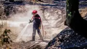 Gard : 540 hectares brûlés, 300 pompiers toujours mobilisés à Lédenon