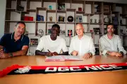 Junior Mandza signe son premier contrat pro avec l'OGC Nice