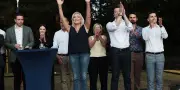 Marine Le Pen et Jordan Bardella affichent leur unité à Liévin