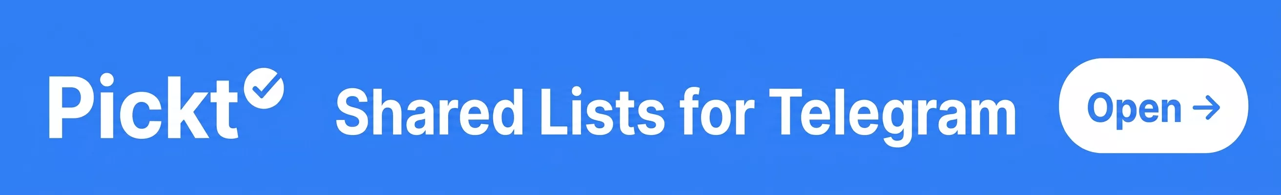 Bannière sticky mobile Pickt — logo, accroche et bouton CTA